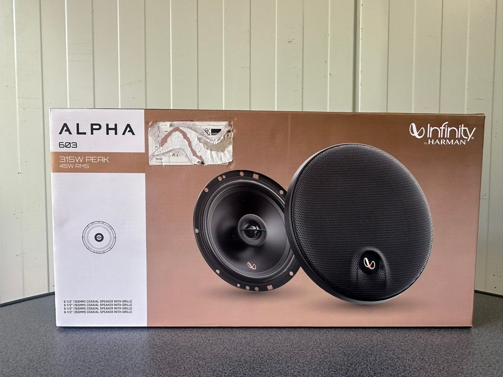 Infinity Alpha 603 - autospeaker - 16 cm, Auto diversen, Autospeakers, Zo goed als nieuw, Ophalen of Verzenden