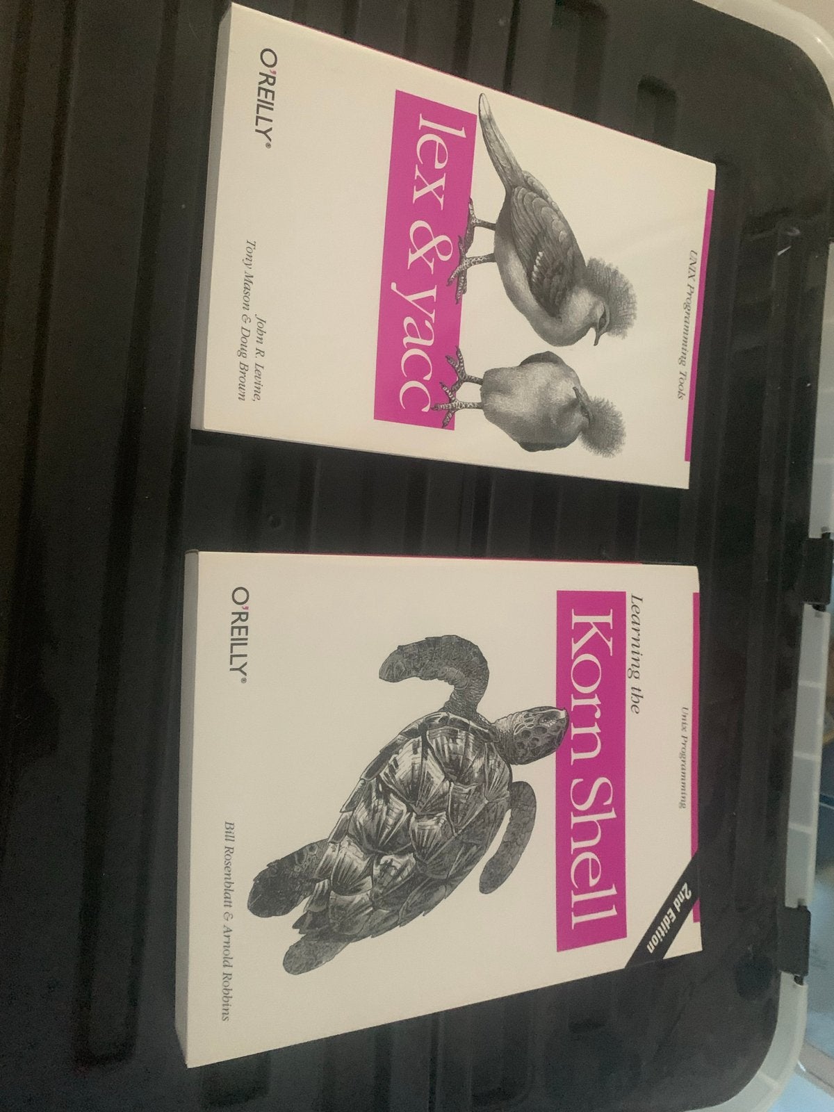 O'Reilly Linux boeken: Lex & Yacc en Learning the Korn Shell, Ophalen of Verzenden, Beta, Zo goed als nieuw, HBO