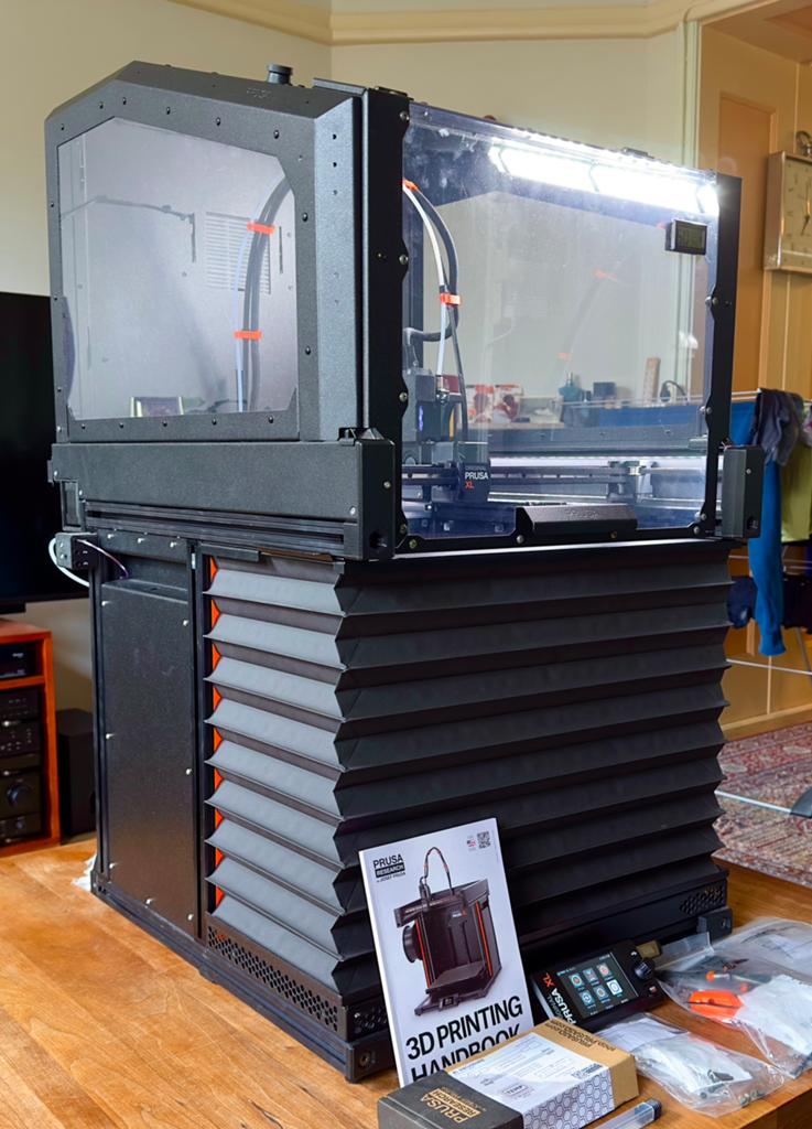 Prusa XL 3D Printer Incl Behuizing Upgrade Tools & Nozzles, Computers en Software, 3D Printers, Ophalen, Ingebouwde Wi-Fi, Zo goed als nieuw