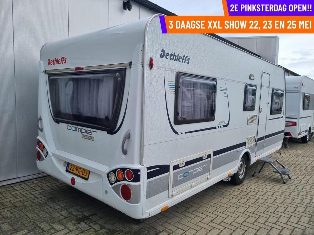 Dethleffs camper style 510 V ENKELE BEDDEN + MOVER +VOORTENT, Caravans en Kamperen, Caravans, Mover, Rondzit, 7 tot 8 meter, Bedrijf