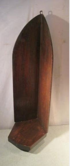 Oude Houten Hoek Console - 26x30x82, Ophalen of Verzenden, Zo goed als nieuw