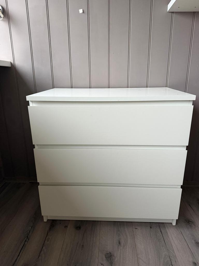 IKEA Ladekast 3 lades, Ophalen, 50 tot 100 cm, Zo goed als nieuw, 3 of 4 laden