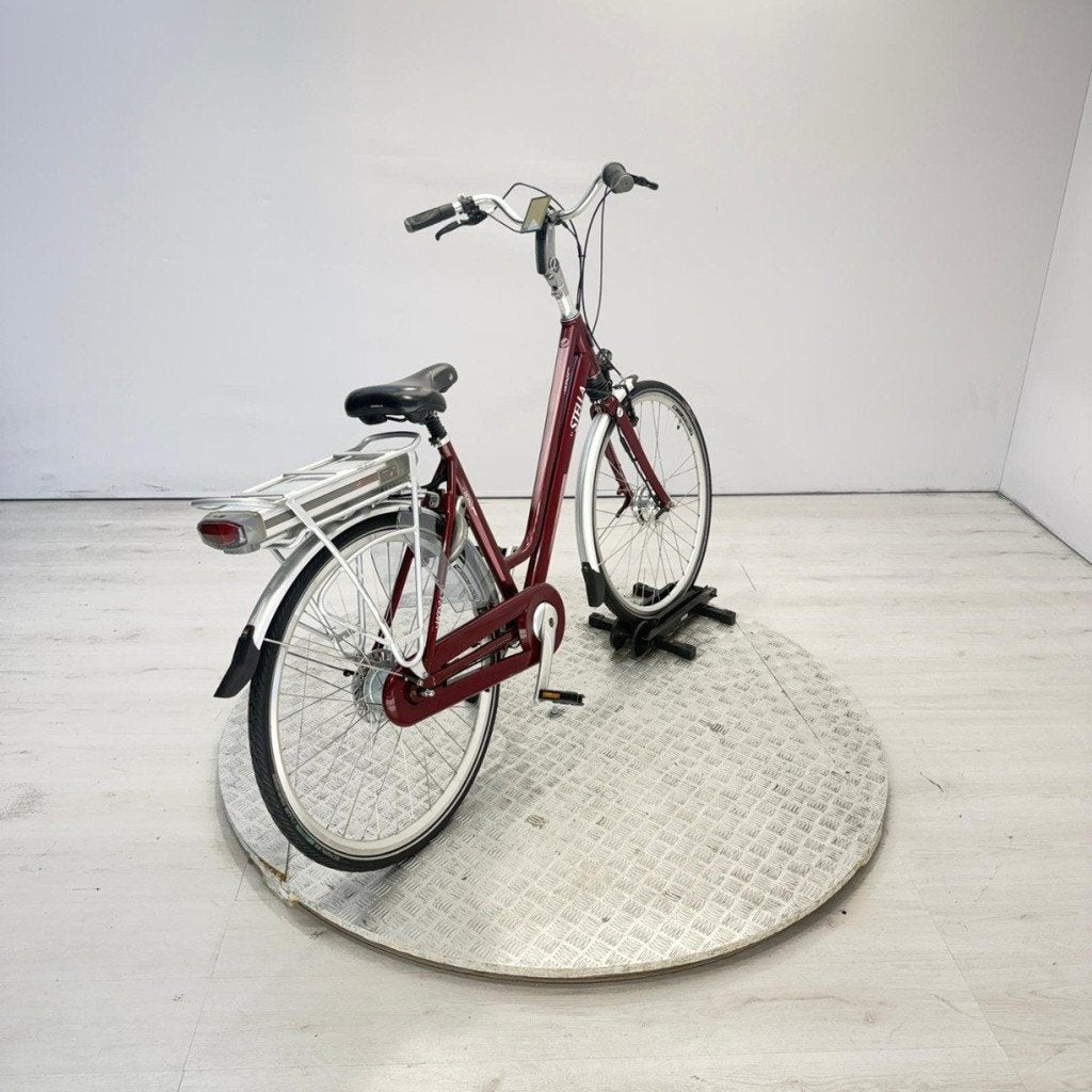 Stella Vicenza superior red | 10.752km | 522wh Dames rood 53, Fietsen en Brommers, Elektrische fietsen, Overige merken, Gebruikt