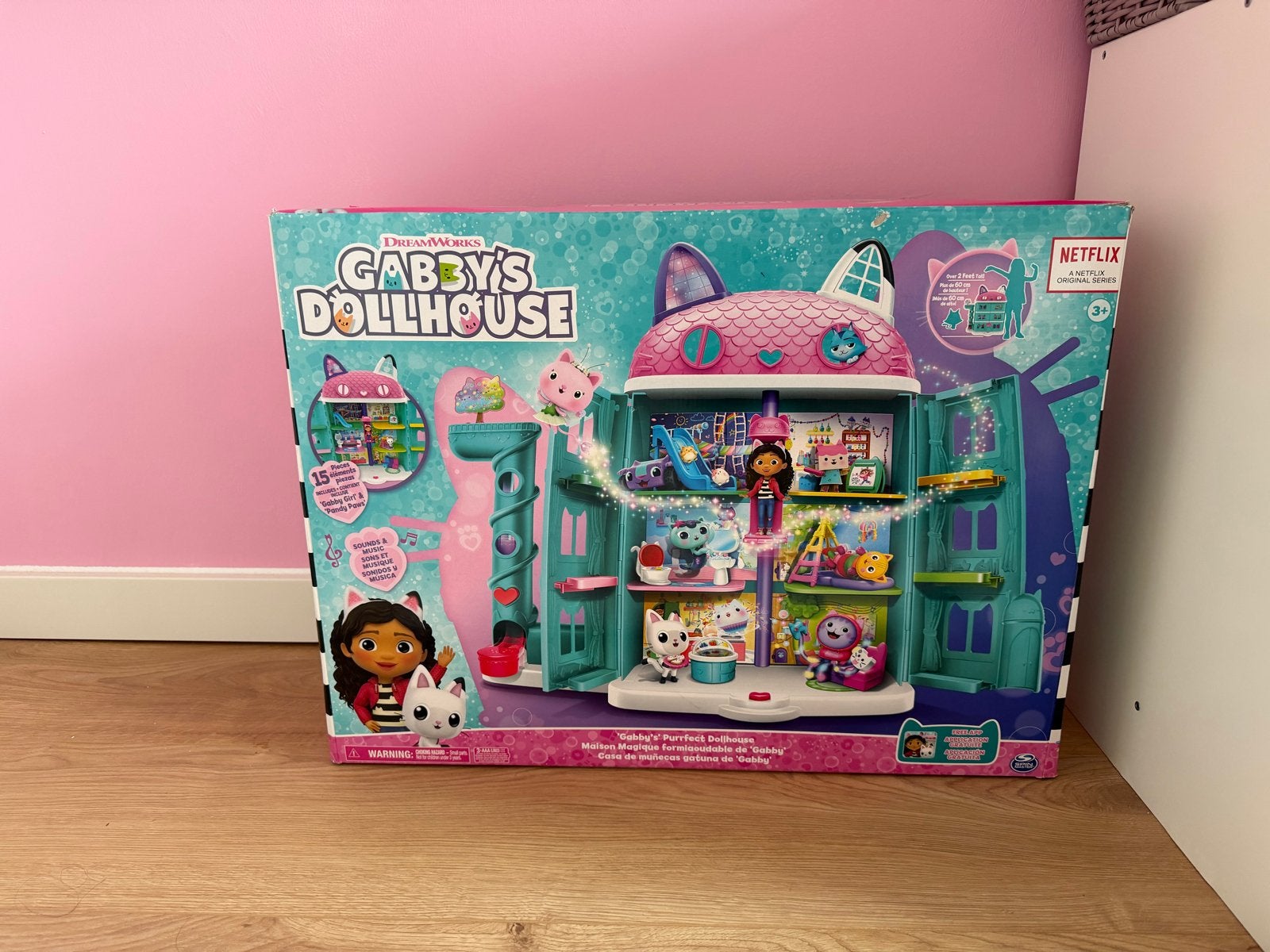 Gabby's Poppenhuis met extra 2 kamer accessoires en figuren, Ophalen of Verzenden, Gebruikt, Meisje