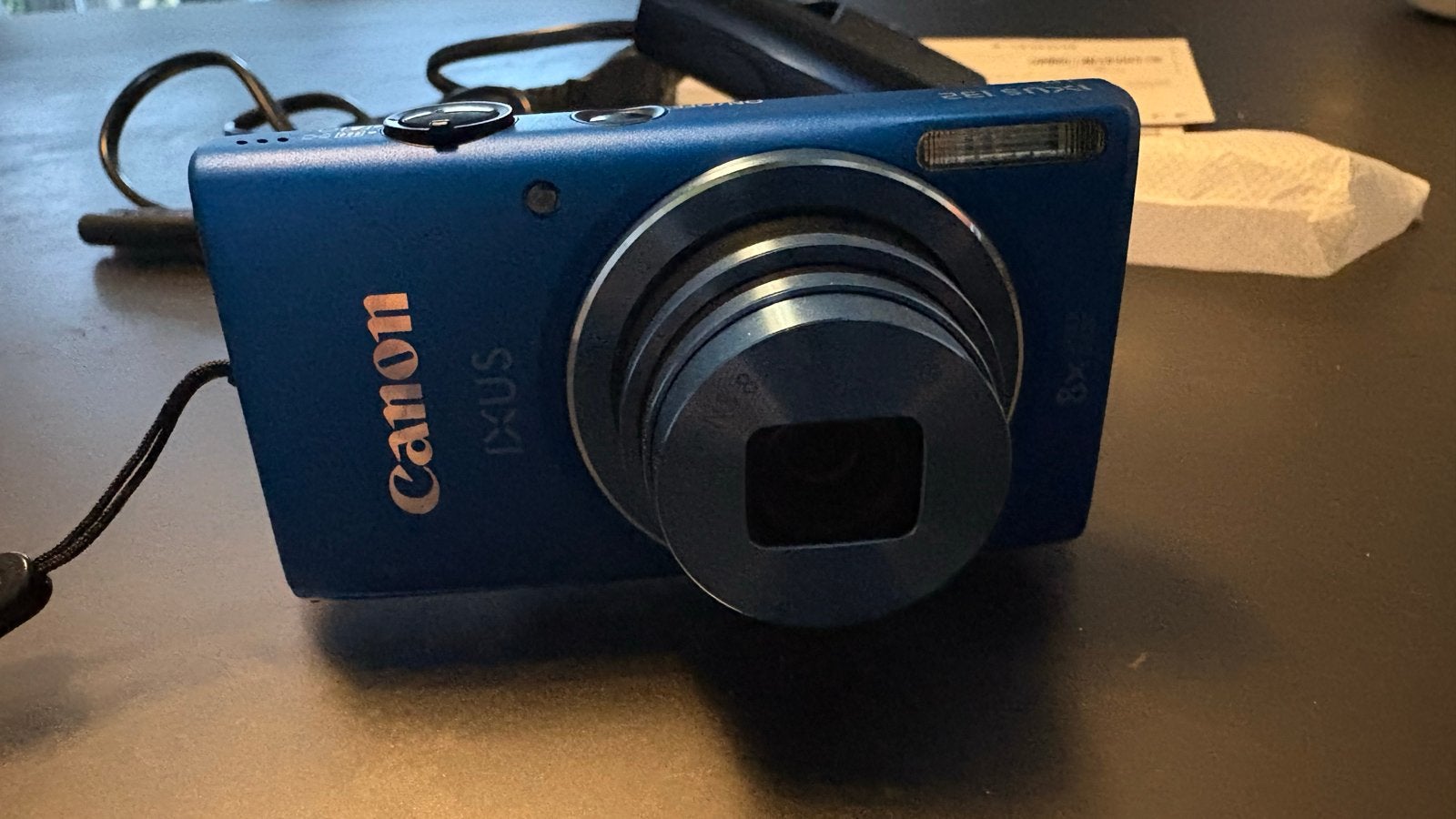 Canon IXUS 132 Compactcamera - Blauw, 16.0 MP, 8x Zoom, Ingebouwde flitser, Canon, Ophalen of Verzenden, Zo goed als nieuw