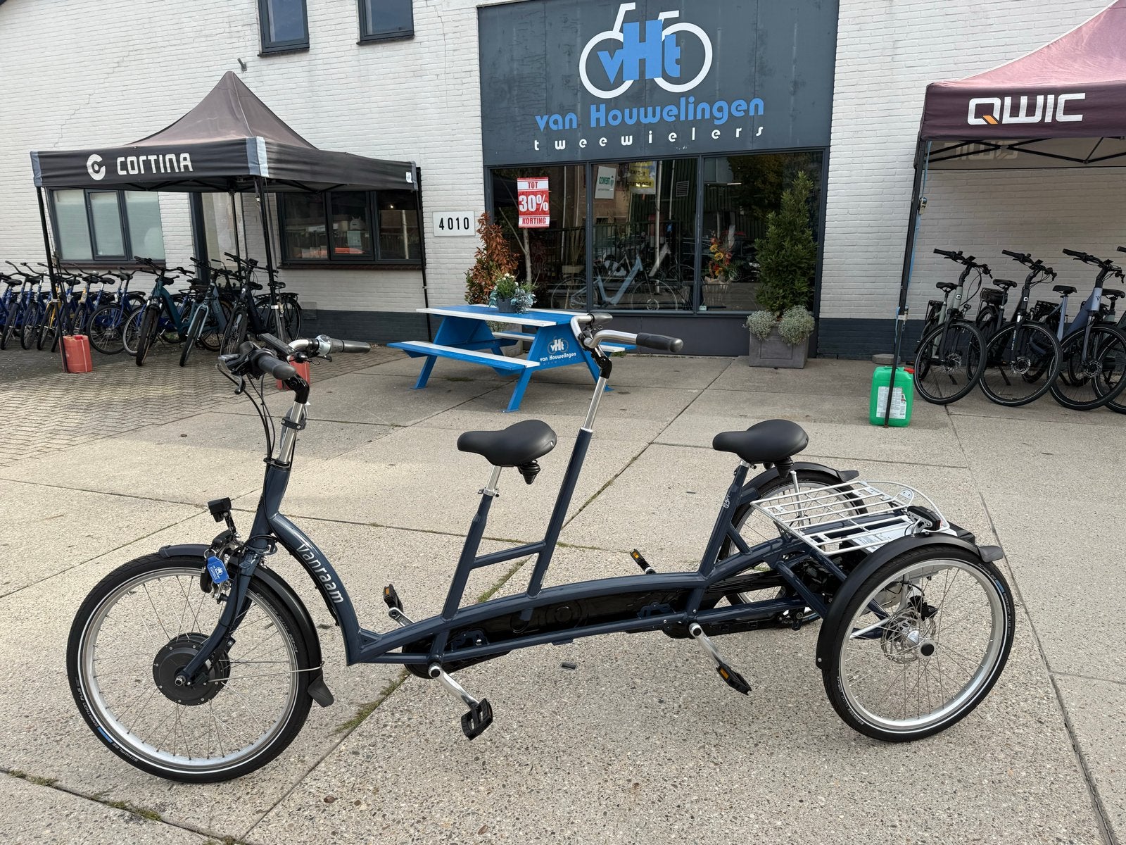 Van Raam twinny plus - Elektrisch, Slechts 79 km!, Ophalen of Verzenden, Zo goed als nieuw, Schijfrem