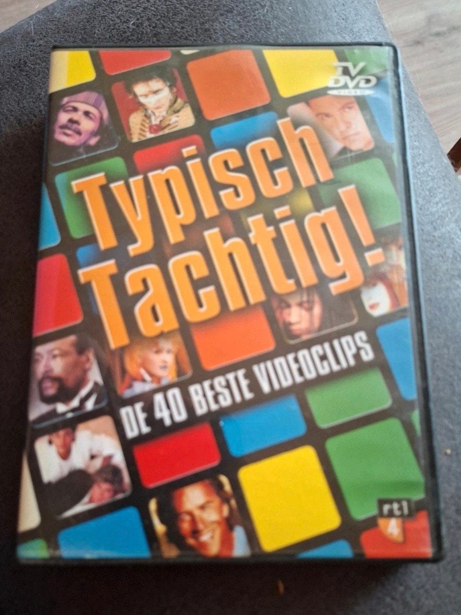 Typisch Tachtig! - De 40 Beste Videoclips DVD, Alle leeftijden, Ophalen of Verzenden, Gebruikt, Inclusief doosje