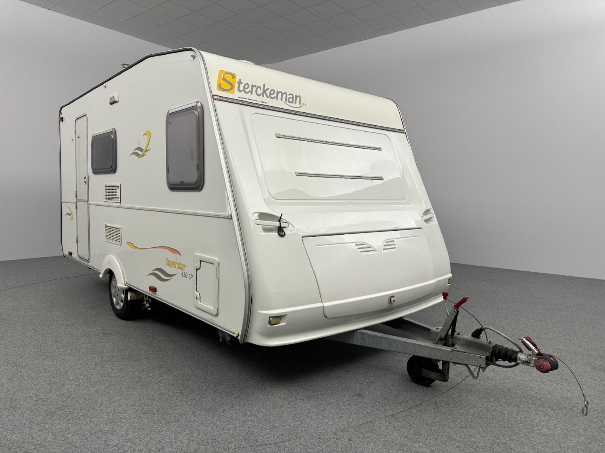 Sterckeman Superstar 430 CP Mover Voortent, Caravans en Kamperen, Sterckeman, Bedrijf, Treinzit, Hordeur