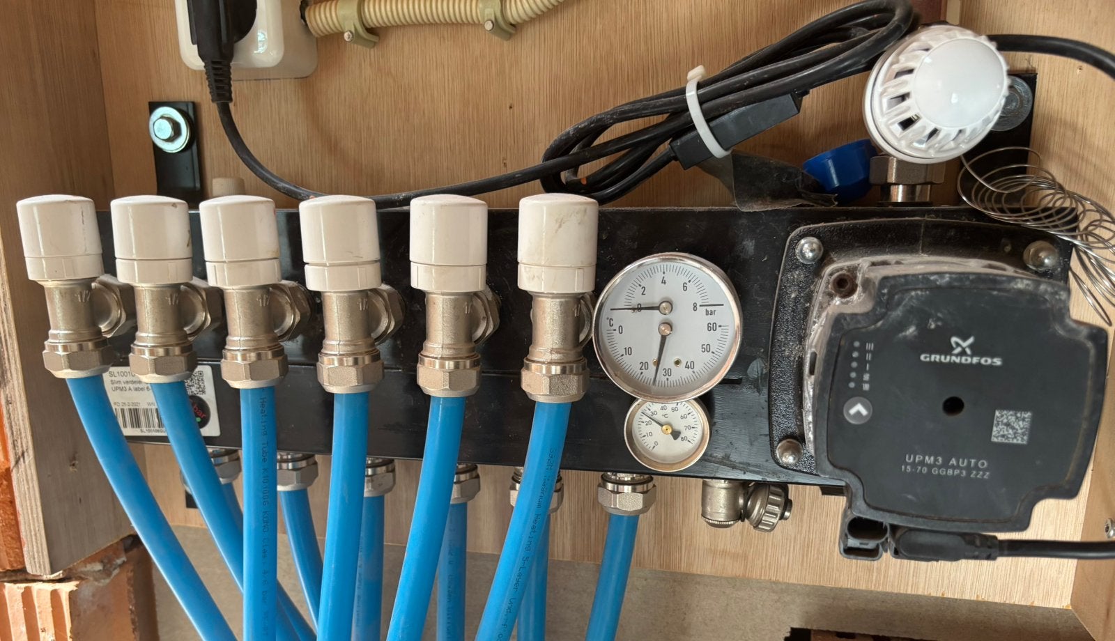 3 stuks VTE slim vloerverwarming verdelers (4/6/7 groepen), Minder dan 30 cm, Overige typen, Minder dan 60 cm, Ophalen of Verzenden