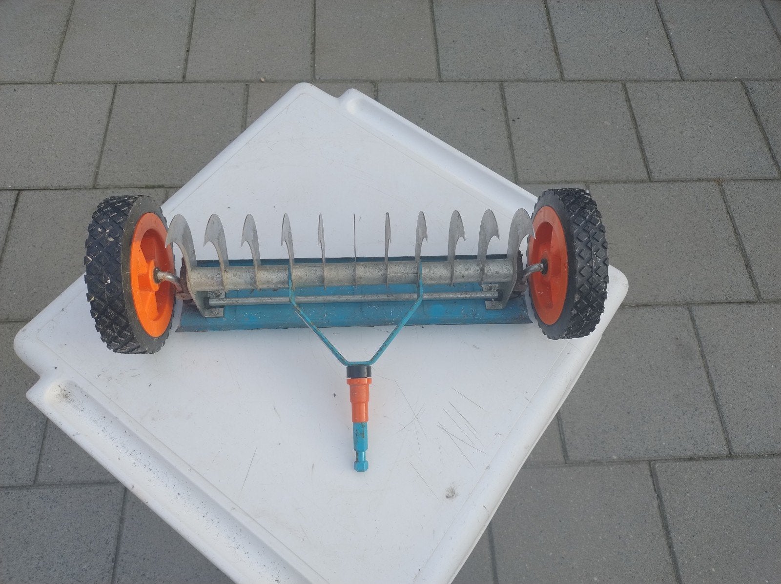 Gardena Vertikutier-Boy - Handmatige Verticuteermachine, Ophalen, Gebruikt, Gardena