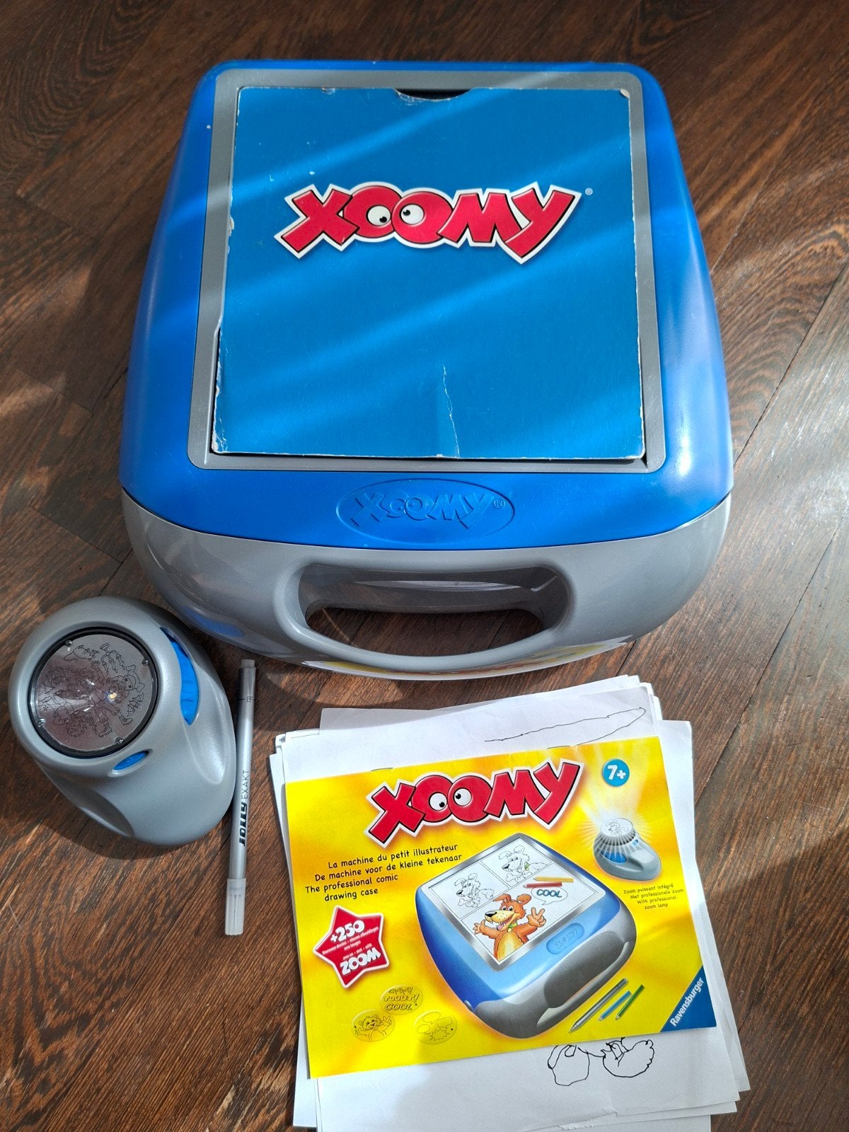 Xoomy Tekenmachine met Licht en Zoomfunctie, Ophalen, Gebruikt, Knutselen, Met licht