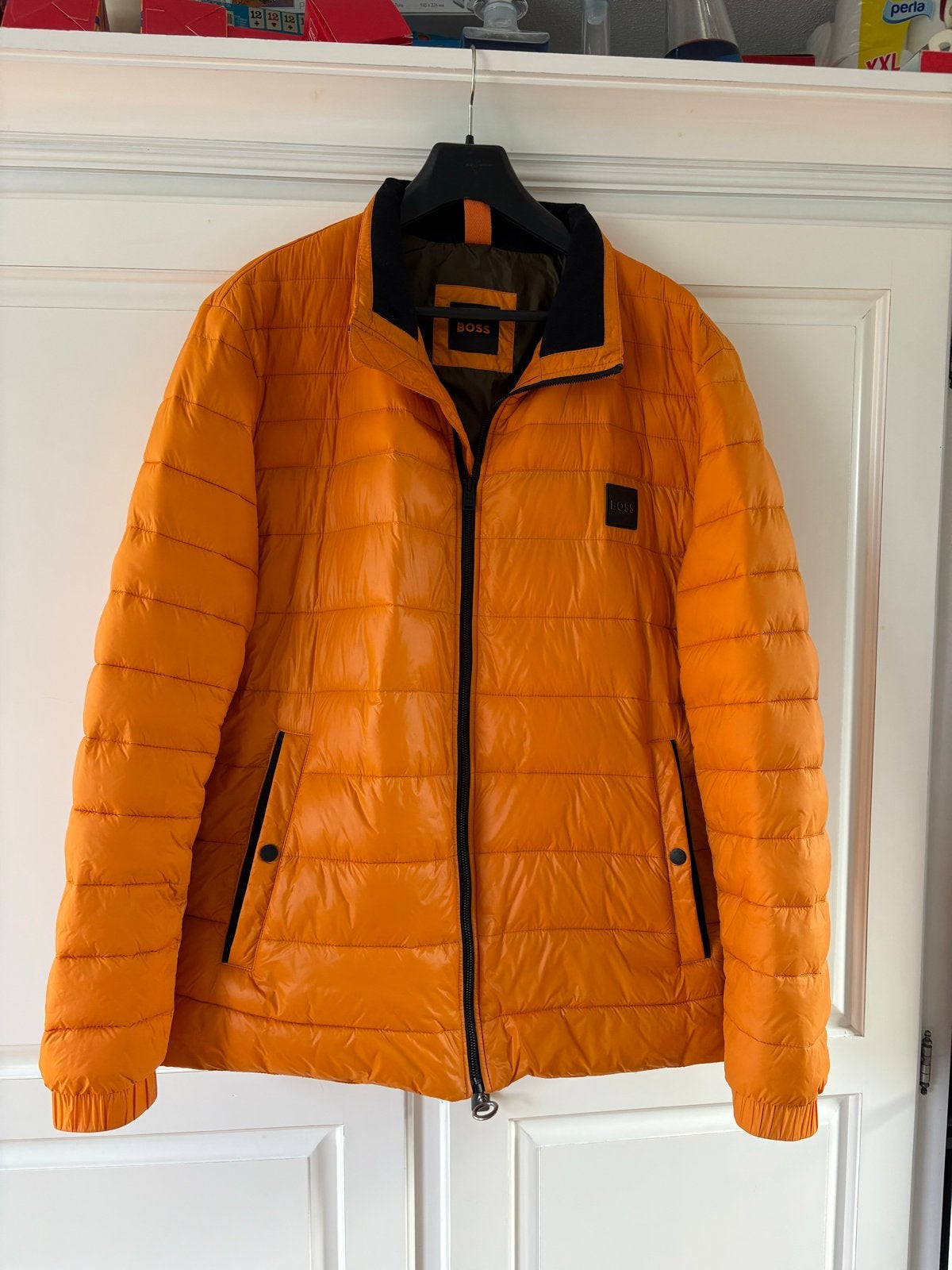BOSS Orange Puffer Jas Heren Maat 60 (XL) - Zo goed als nieu, Ophalen of Verzenden, Zo goed als nieuw, Maat 56/58 (XL), Oranje