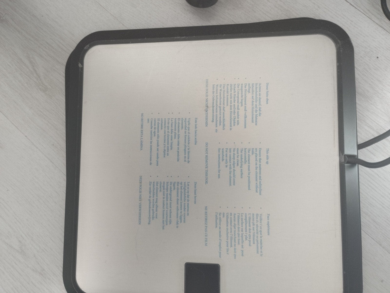 Verwarmingselementen voor een waterbed, Huis en Inrichting, Ophalen of Verzenden, Gebruikt, Eenpersoons, Duo-systeem
