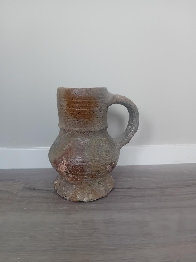 Raeren kannetje. Steengoed circa 1500, Antiek en Kunst, Antiek | Keramiek en Aardewerk, Ophalen of Verzenden