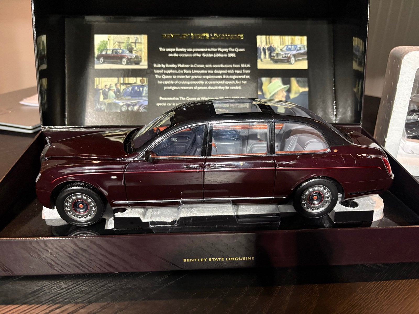 Bentley State Limousine - Modelauto zeldzaam!!, Verzenden, Zo goed als nieuw, Auto, Overige merken