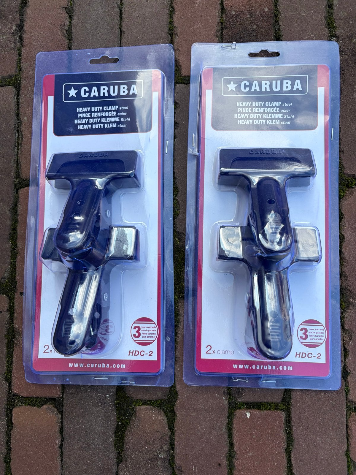 2 sets Caruba HDC-2 veerklemmen - Nieuw in verpakking, Caruba, Onbekend, Nieuw, Ophalen of Verzenden