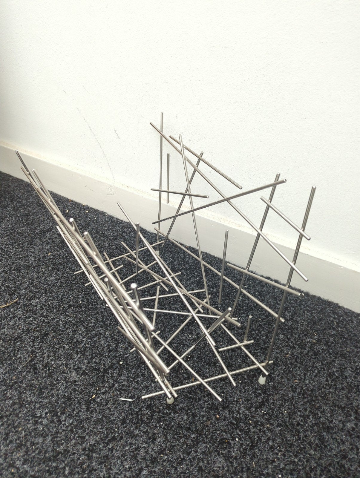 Alessi Blow Up Tijdschriftenhouder - Campana Brothers, Ophalen, Gebruikt, Zilver, Metaal