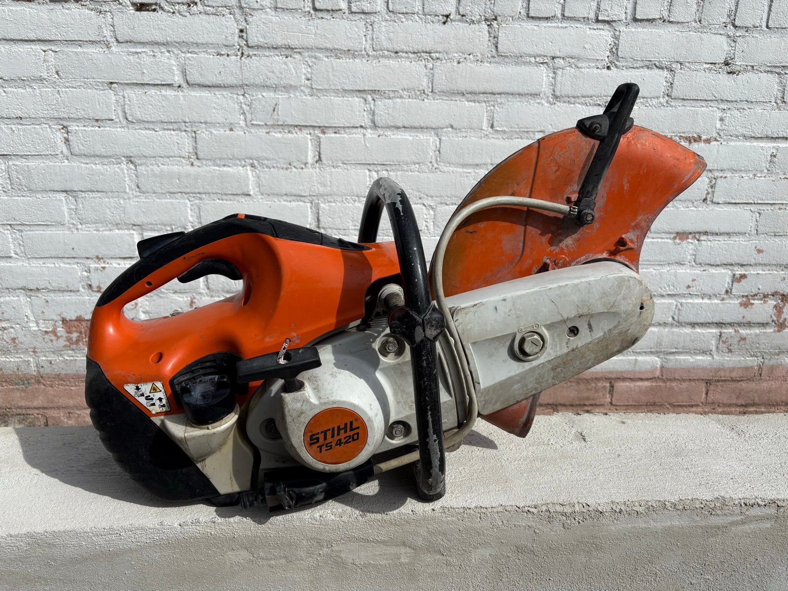 Stihl TS 420 doorslijper - Krachtige en betrouwbare zaag, Doe-het-zelf en Verbouw, Gebruikt, 70 mm of meer, Overige typen, Ophalen of Verzenden