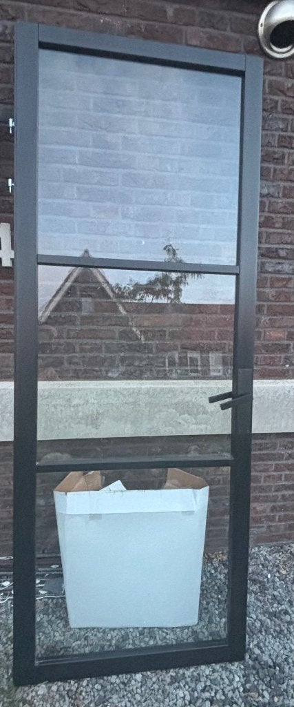Binnendeur ( zwart ), Doe-het-zelf en Verbouw, Deuren en Horren, Ophalen, 80 tot 100 cm, 215 cm of meer, Binnendeur