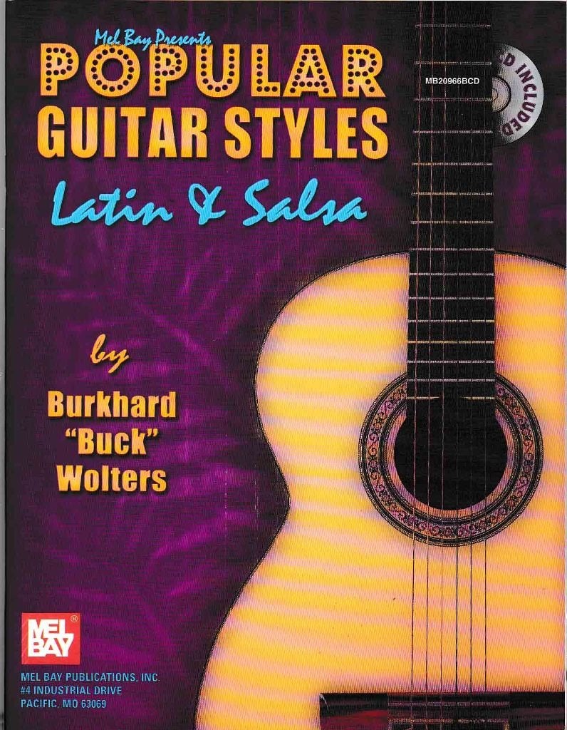 Popular Guitar styles Latin & Salsa Mel Bay met CD, Muziek en Instrumenten, Bladmuziek, Zo goed als nieuw, Artiest of Componist