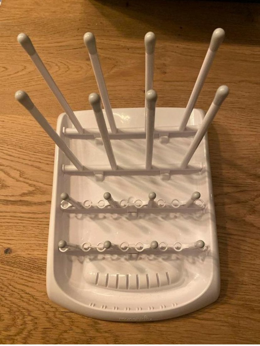 Munchkin flessenrekje / droogrekje voor babyflessen, Ophalen of Verzenden, Zo goed als nieuw