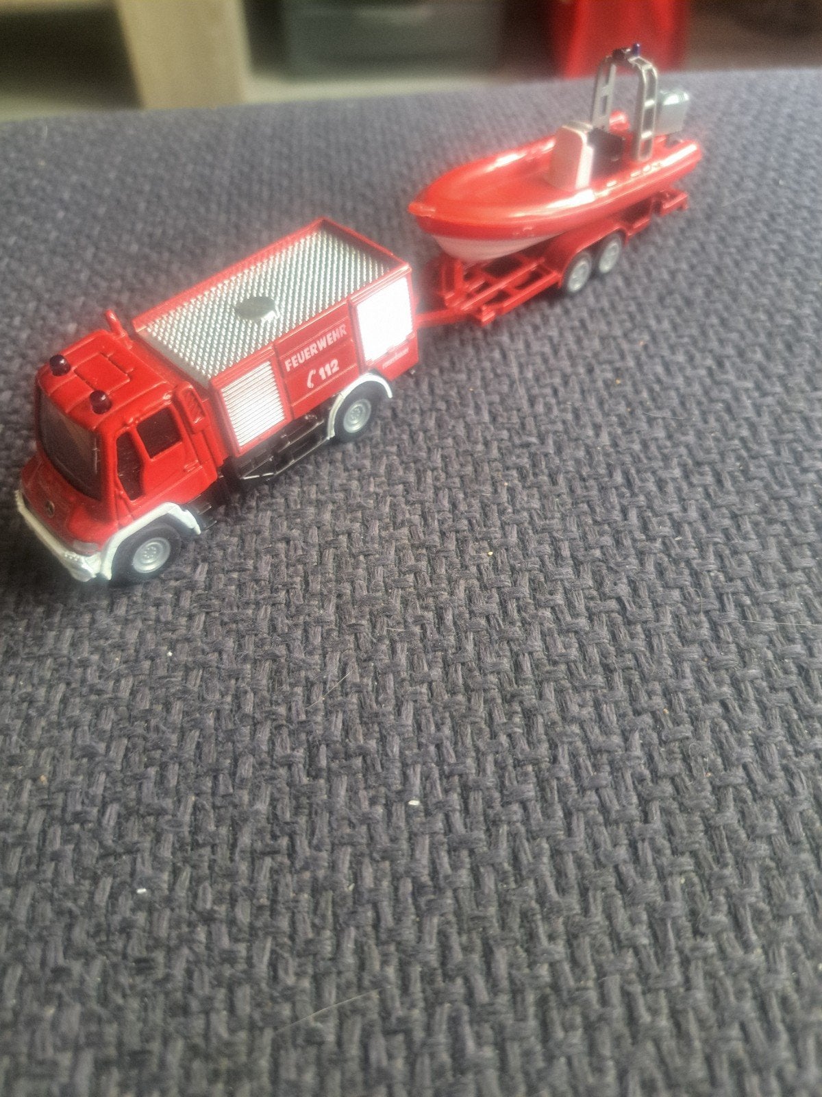 siku model mercedes brandweer plus reddingsboot, Gebruikt, SIKU, West germany, N.b