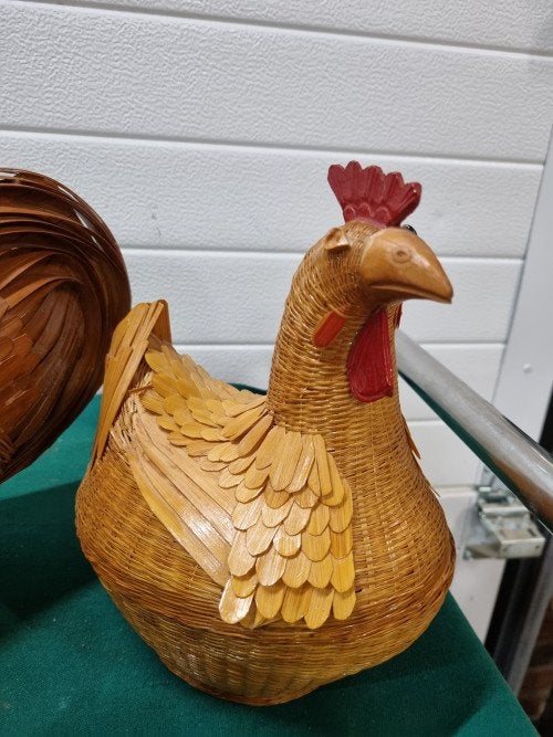 kippen manden haan kip en kleine kip vintage, Ophalen of Verzenden, 'T Olde Gre-j, Info@toldegrej.nl, Endepoelstraat 20f Didam