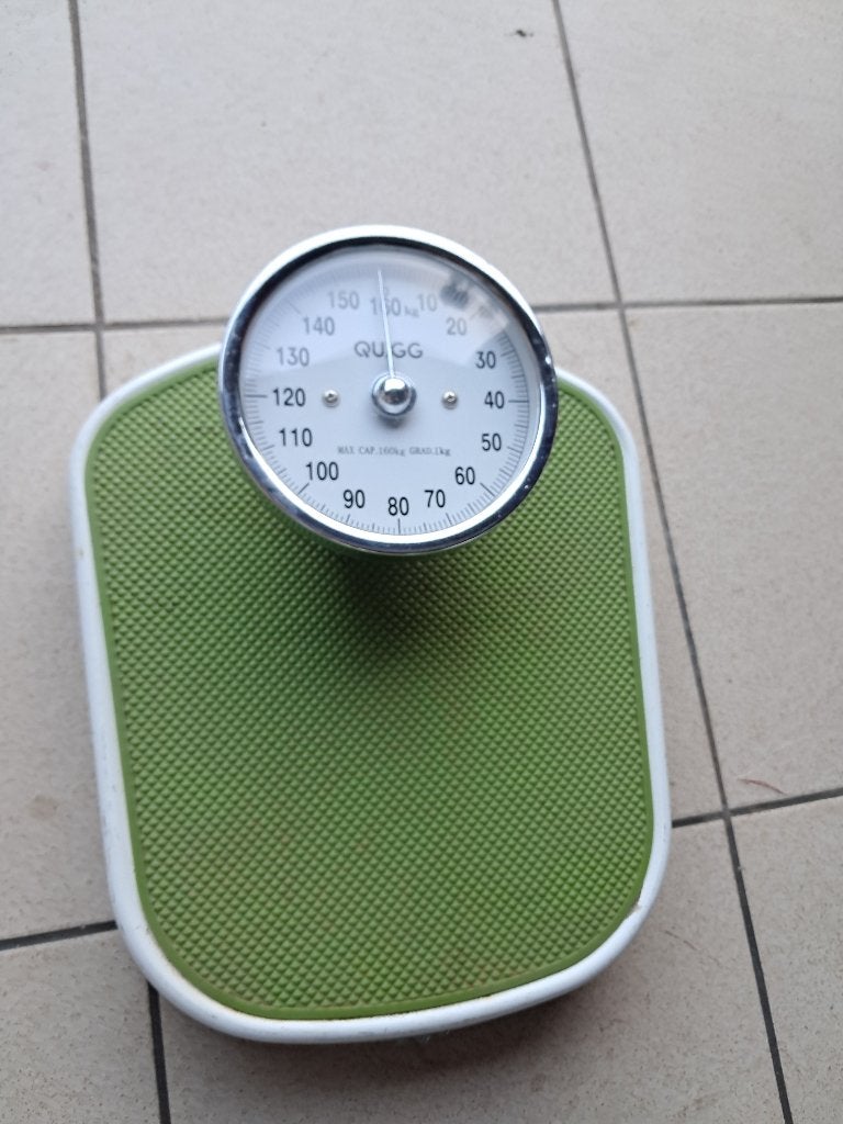 Quigg weegschaal-analoog, Gebruikt, 100 kg of meer, Ophalen of Verzenden, Personenweegschaal