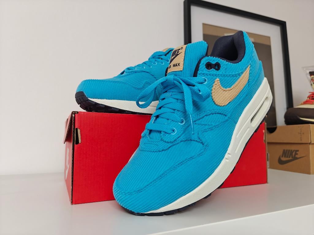 nike Air Max 1 Corduroy Baltic Blue, Nike air max, Blauw, Nieuw, Ophalen of Verzenden