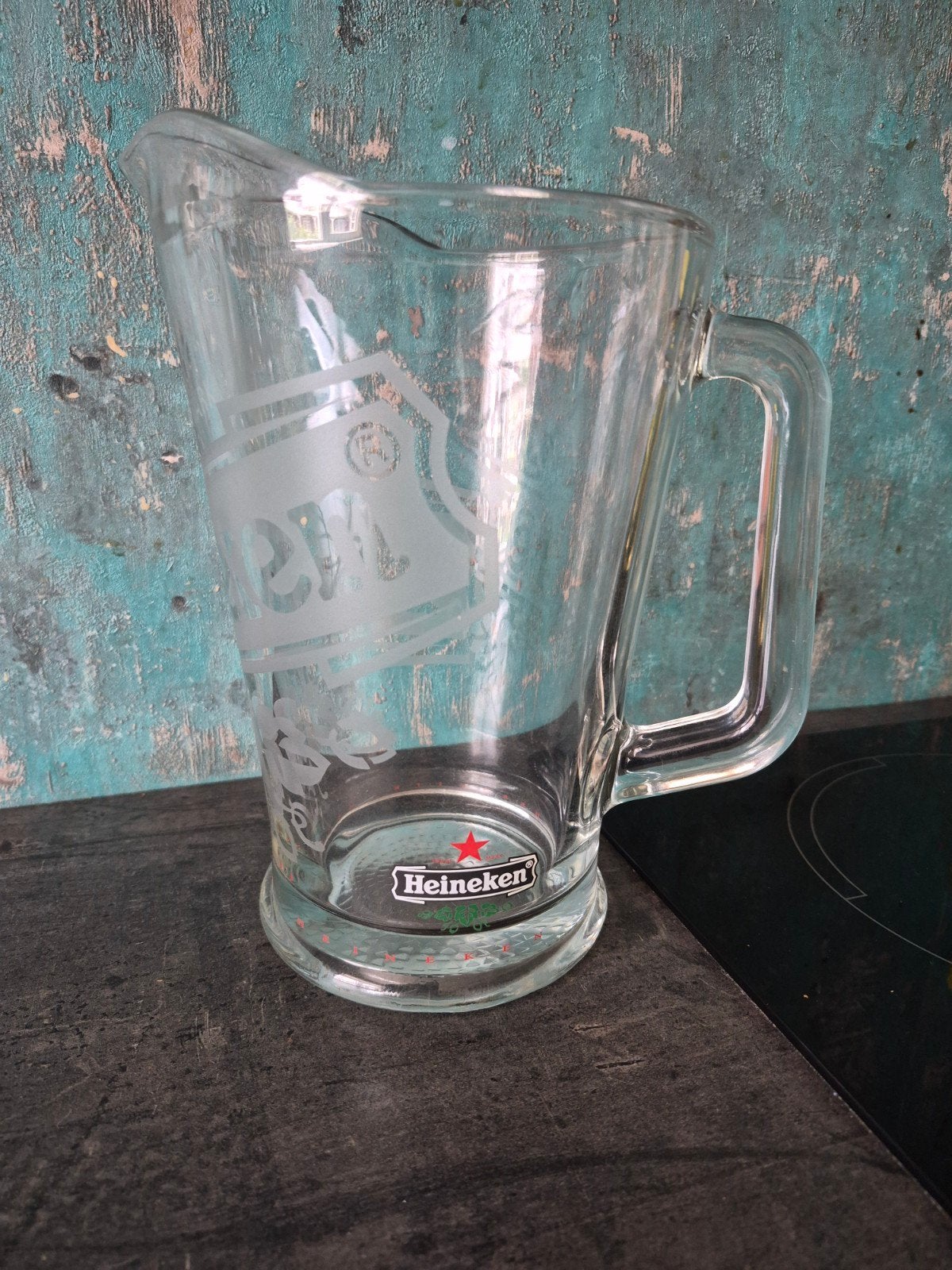 Heineken Glazen Bierkan - Vintage Design, Ophalen, Gebruikt