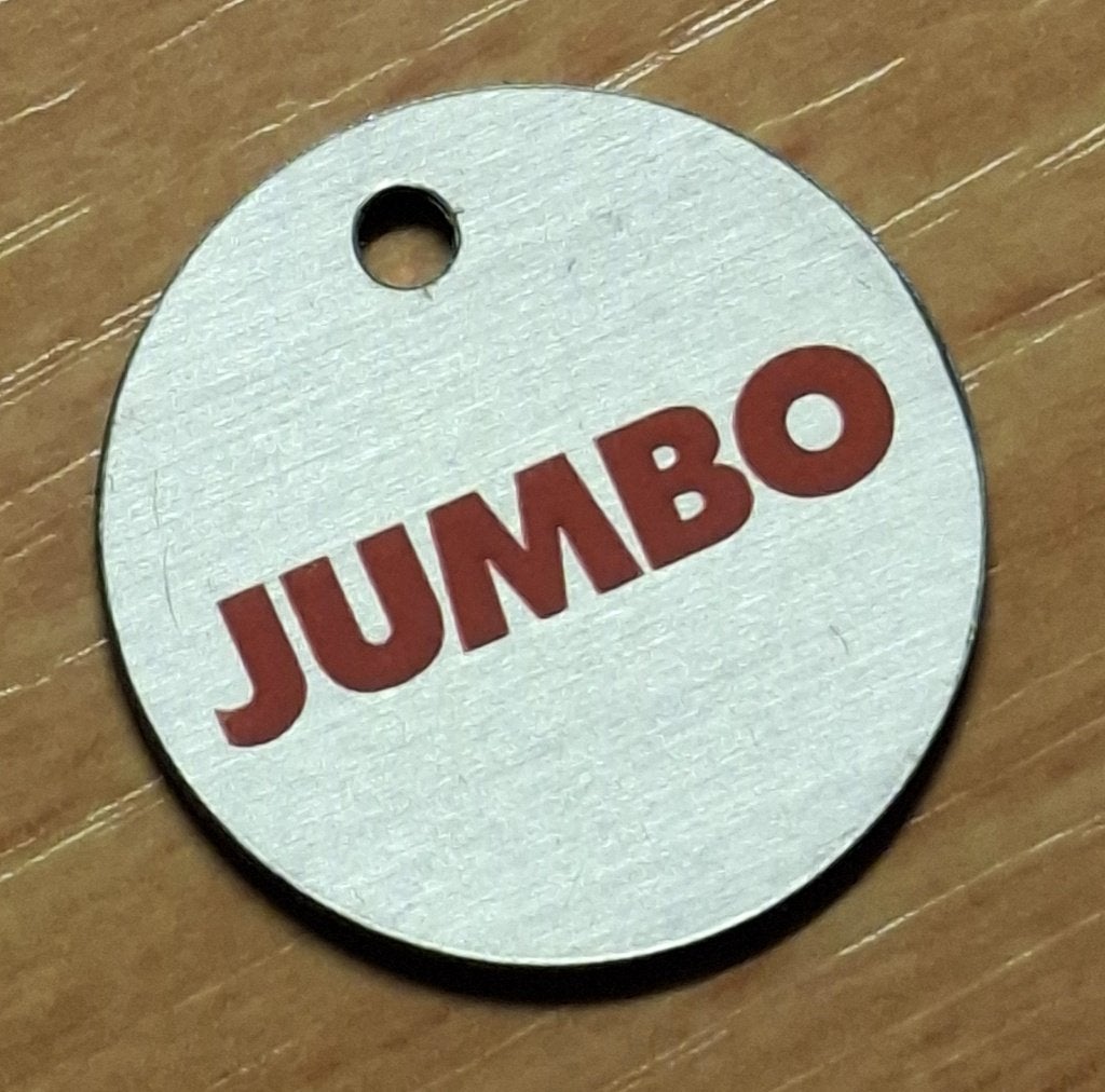unieke winkelwagenmunt JUMBO uit Zwitserland (nieuw), Verzamelen, Winkelwagenmuntjes, Ophalen of Verzenden