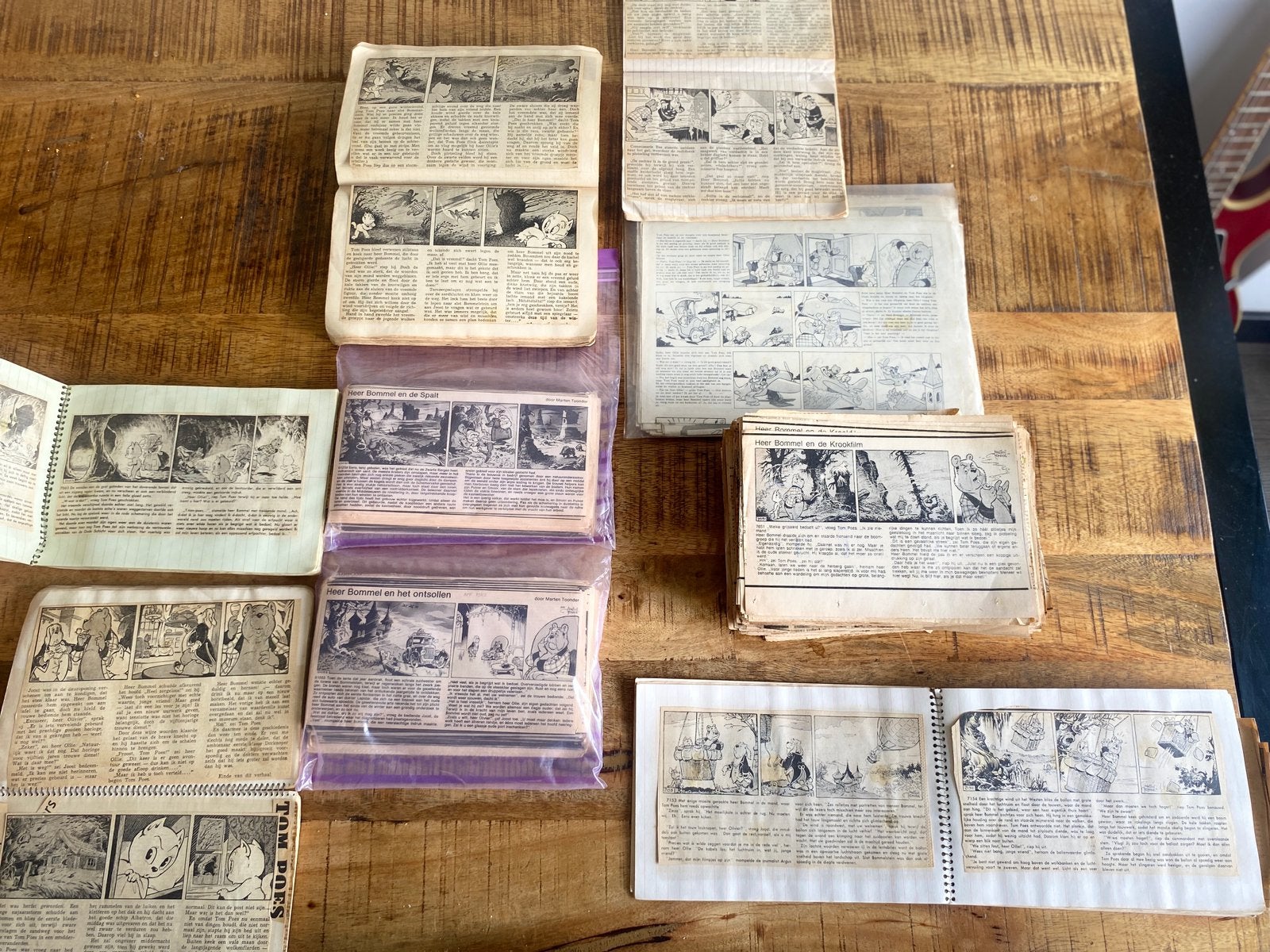 Mega verzameling tom poes krantenknipsels maarten toonder, Boeken, Eén comic, Ophalen of Verzenden, Gelezen, Europa