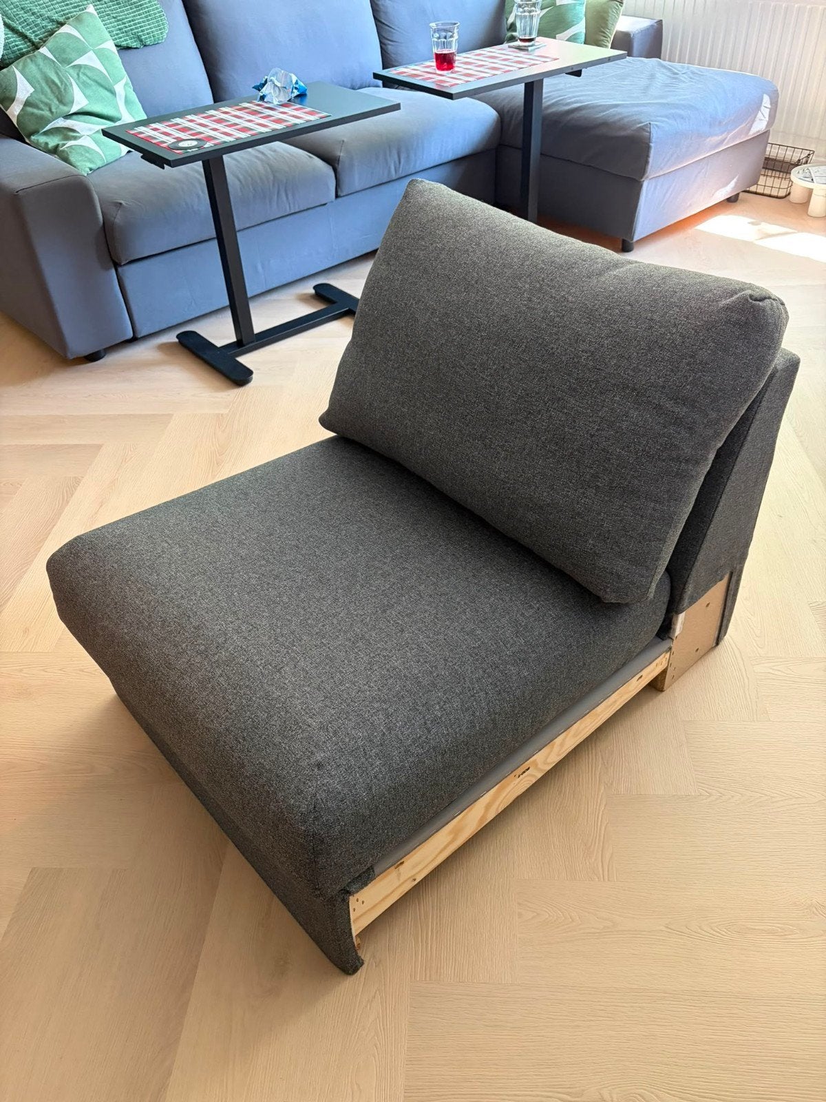 Ikea Vimle 1-zitselement Gunnared middengrijs, Ophalen, Zo goed als nieuw, Eenpersoons