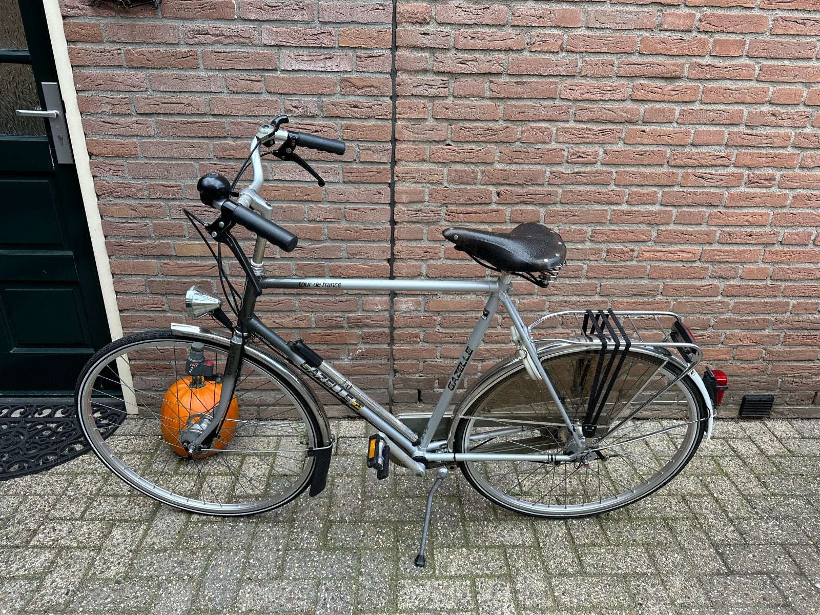 Gazelle Tour de France - Klassieke Stadsfiets, Fietsen en Brommers, Ophalen, Gebruikt, Velgrem, Versnellingen