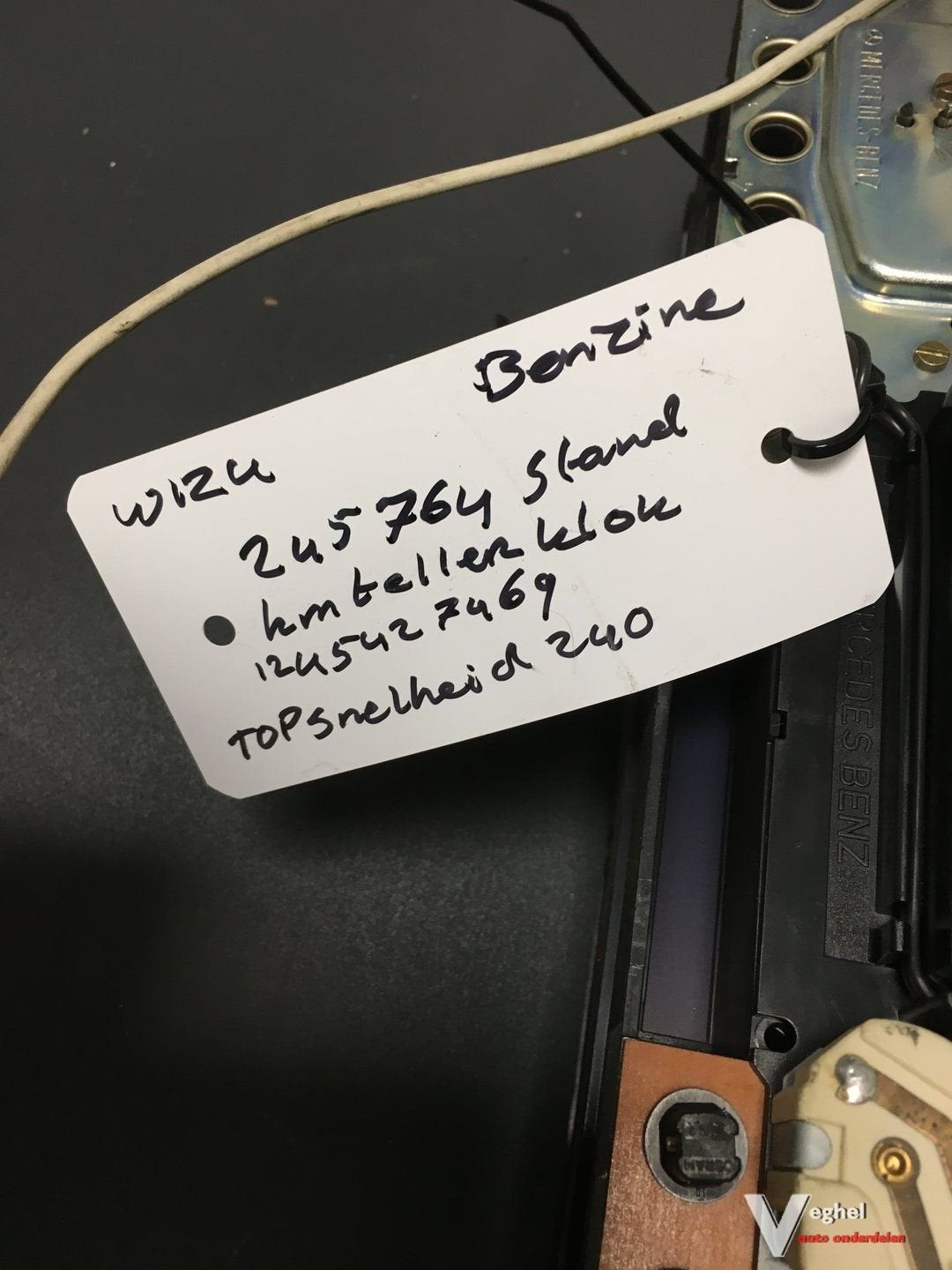 Mercedes W124  Benzine   124 542 7469    Km Tellerklok, Gebruikt, -, -, Ophalen of Verzenden