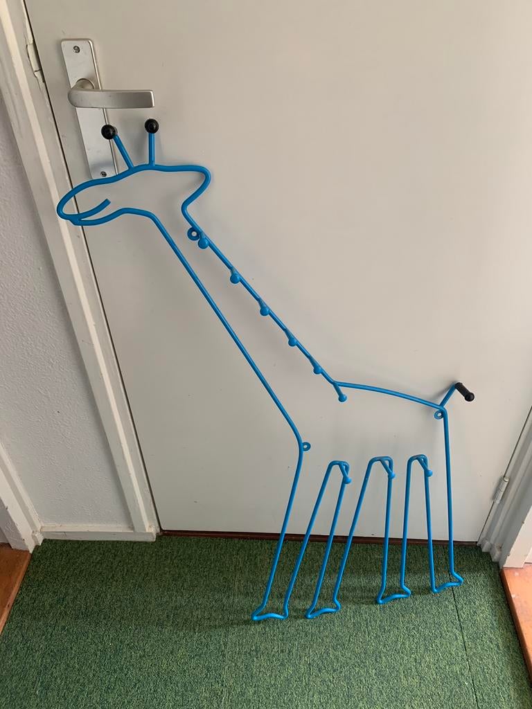 Vintage IKEA Sprallig giraffen-kapstok, Wandkapstok, -, -, Ophalen of Verzenden