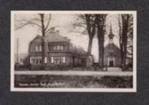 Hoogersmilde Ned. Herv. Kerk Pastorie 1956., Verzamelen, Ansichtkaarten | Nederland, Ophalen of Verzenden, 1940 tot 1960, Ongelopen
