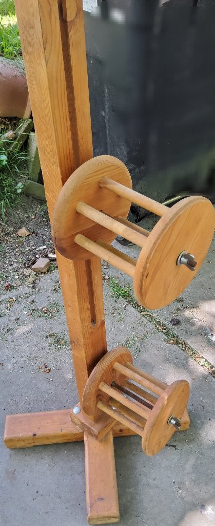 vintage garenhaspel/winder, Hobby en Vrije tijd, Ophalen, Nieuw, Spinnewiel
