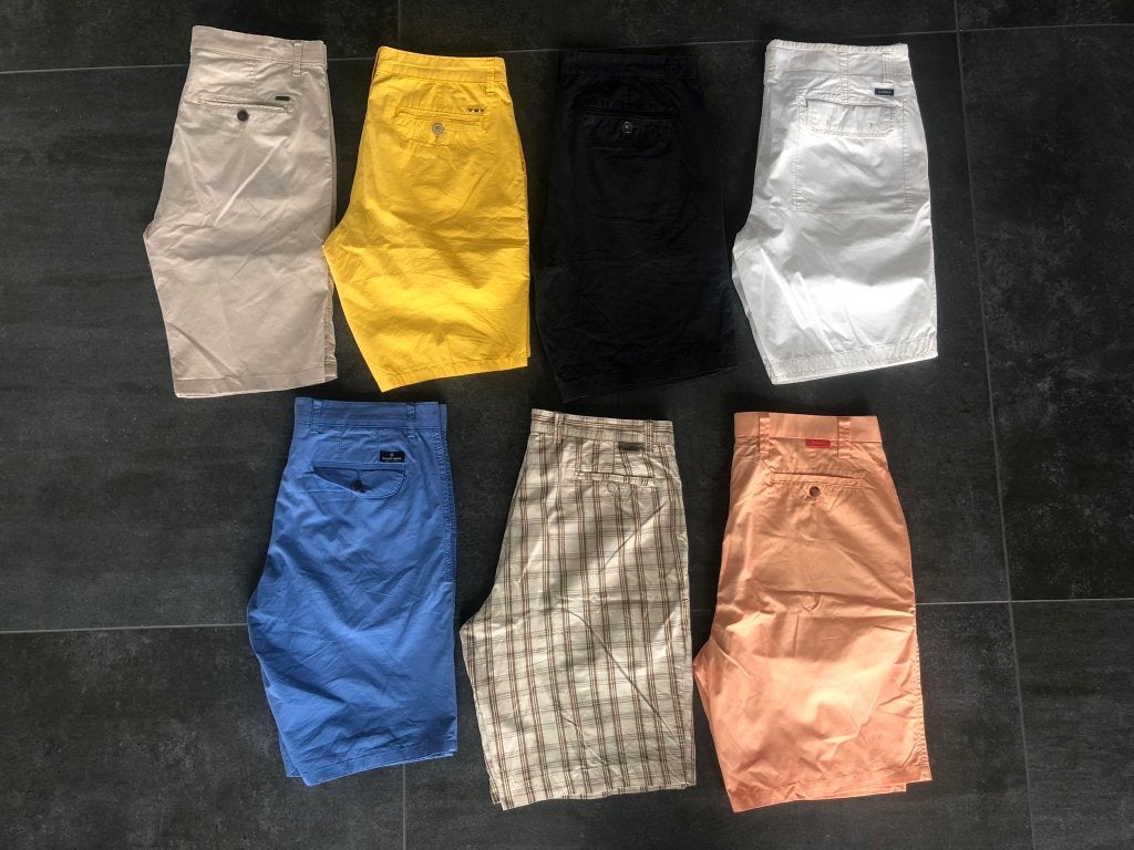 Diverse bermuda's, maat L, Maat 52/54 (L), Gedragen, Naparijri, Verzenden