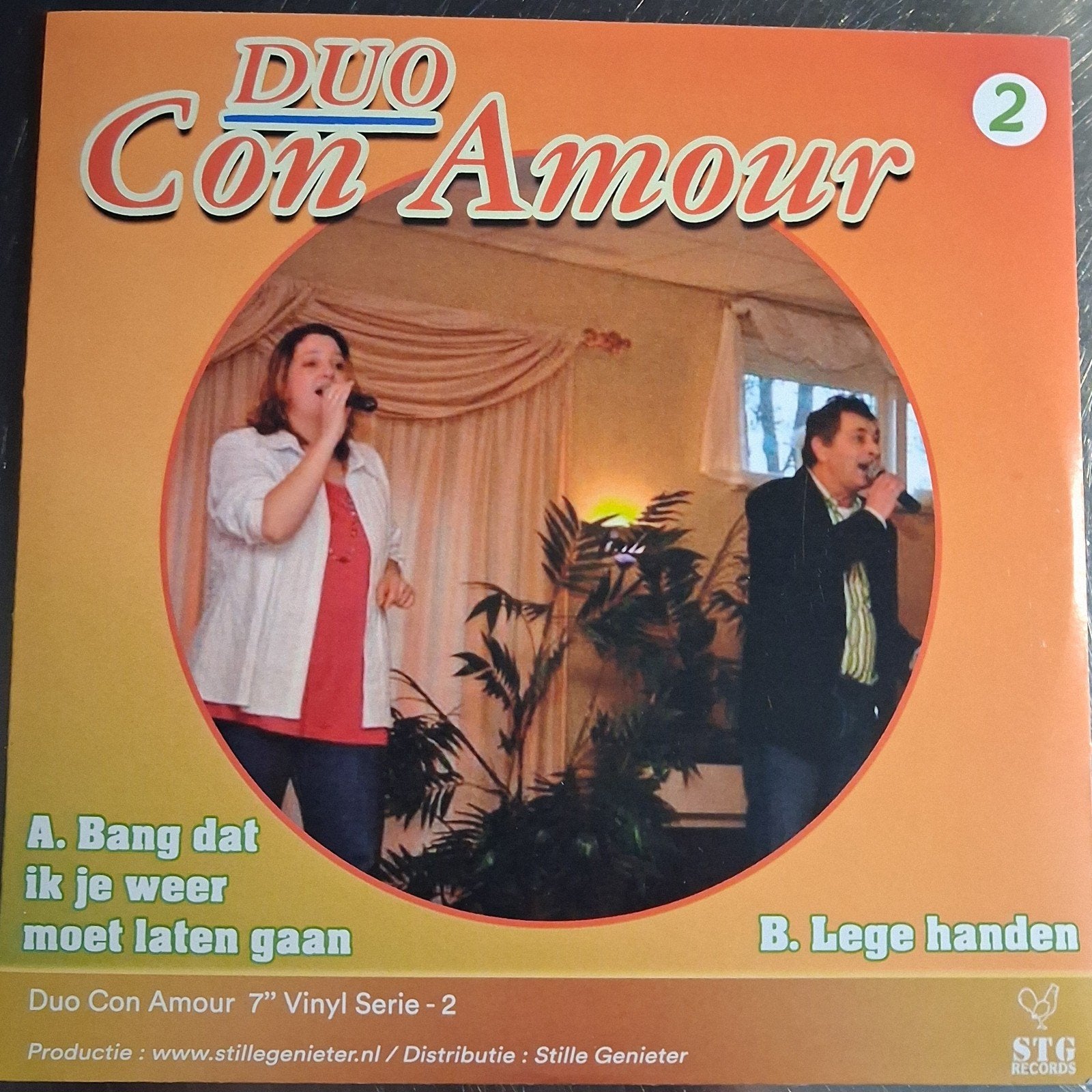 Duo con amour bang dat ik je weer moet laten gaan ( deel 2), Ophalen of Verzenden, Nieuw in verpakking, 7 inch, Levenslied of Smartlap