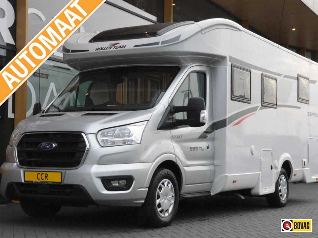 Roller Team Zefiro 265 TL Automaat Queensbed, Bedrijf, Diesel, Koelkast, L-zit