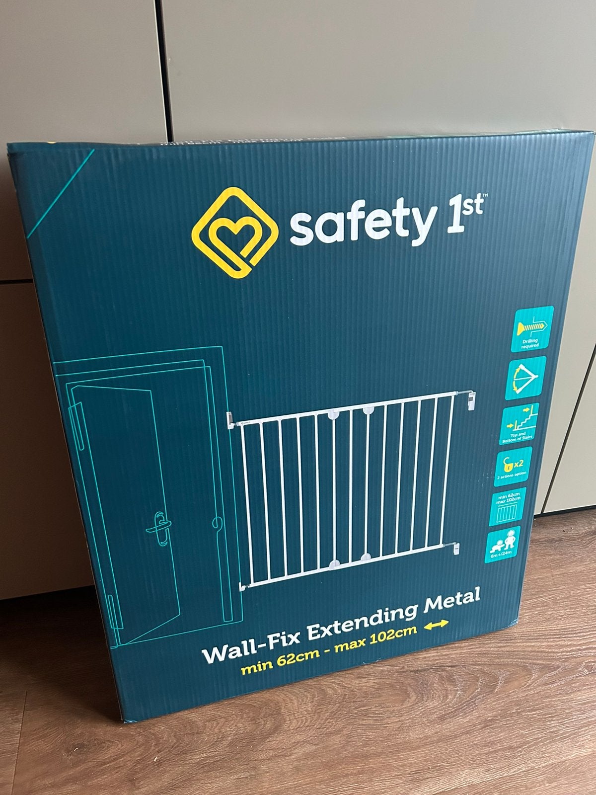 Nieuw traphekje Safety First, Kinderen en Baby's, Traphekjes, Ophalen, Nieuw, 100 tot 115 cm, Klemhekje