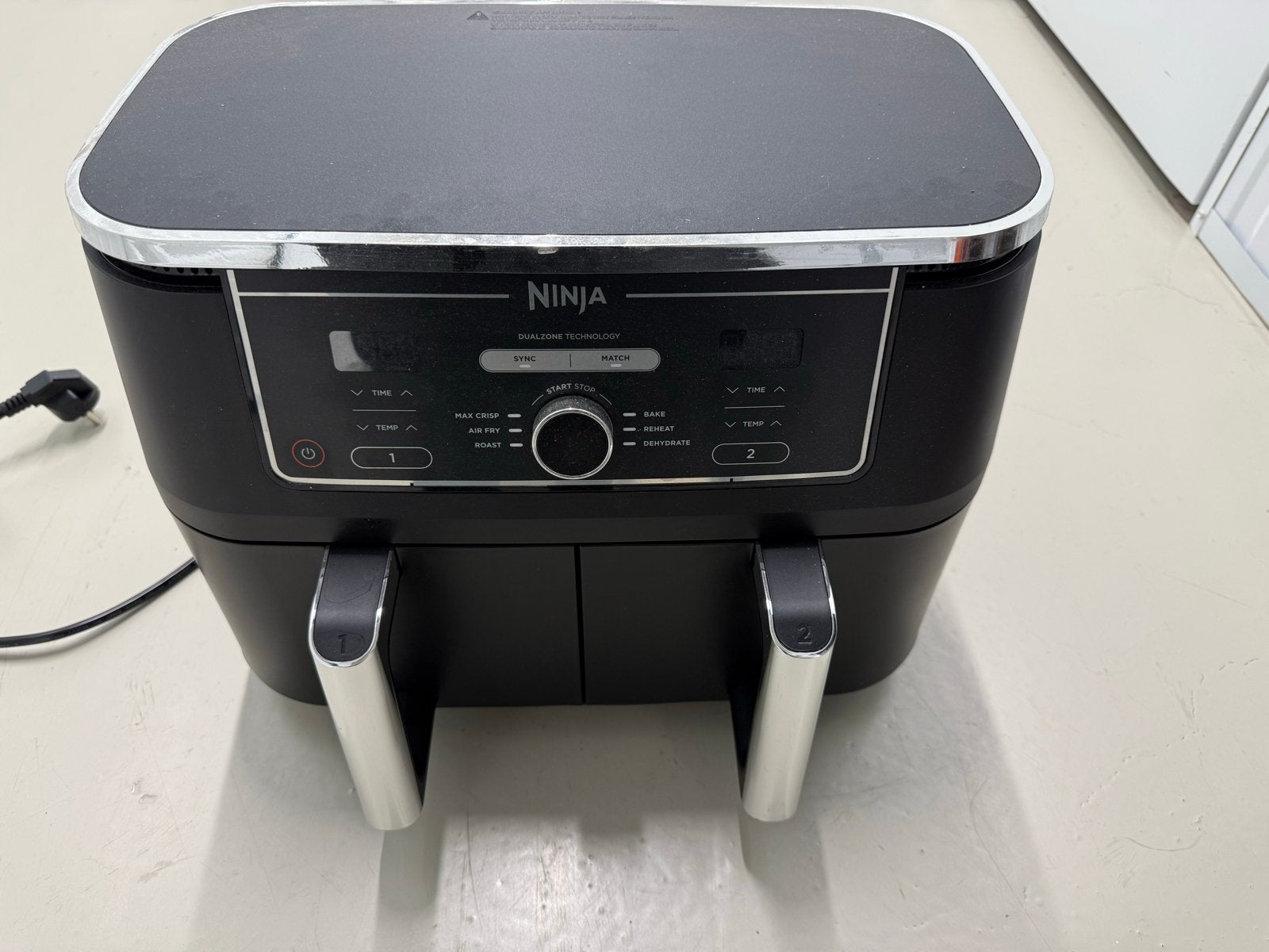 Ninja Dual Zone Airfryer, Ophalen of Verzenden, Zo goed als nieuw, Airfryer, 1500 gram of meer