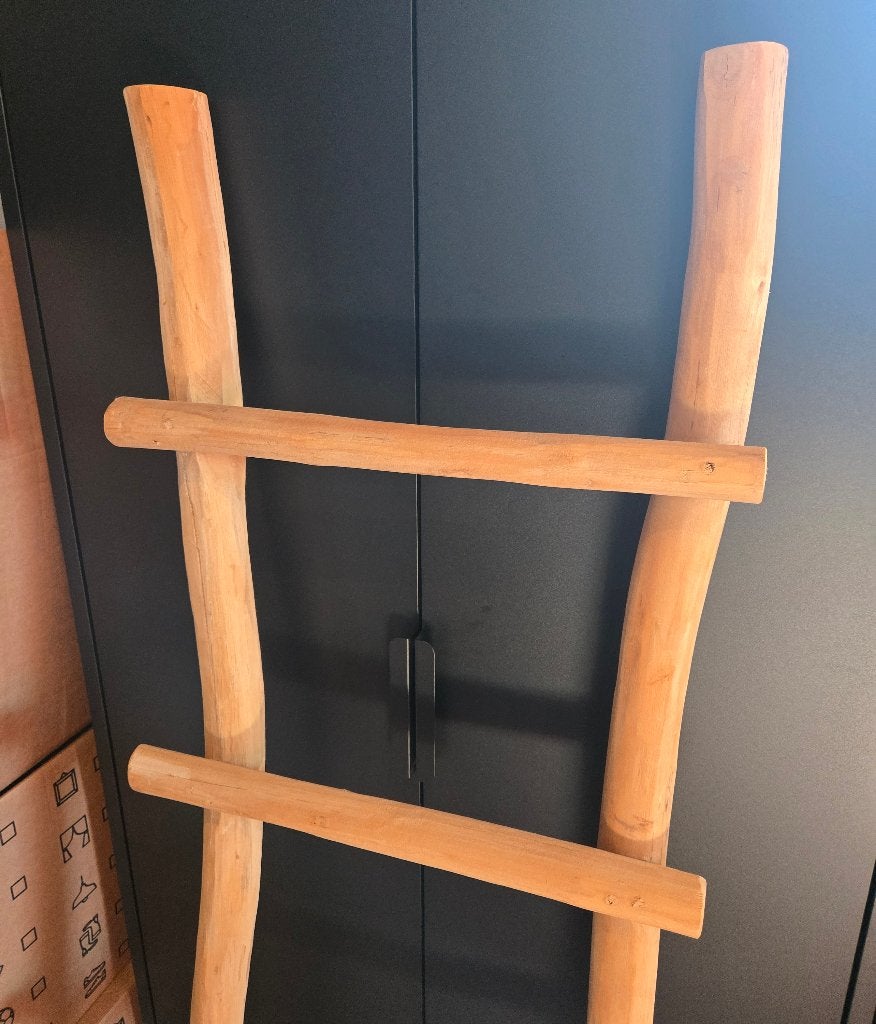 Decoratie ladder, Huis en Inrichting, Woonaccessoires | Overige, Ophalen, Zo goed als nieuw, Hout, Landelijk