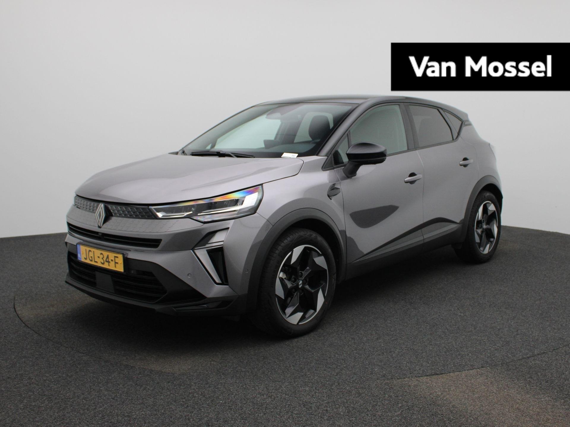Renault Captur 1.8 E-Tech full hybrid 160 techno | Navigatie, Auto's, 4 cilinders, Leder en Stof, 23 km/l, Origineel Nederlands