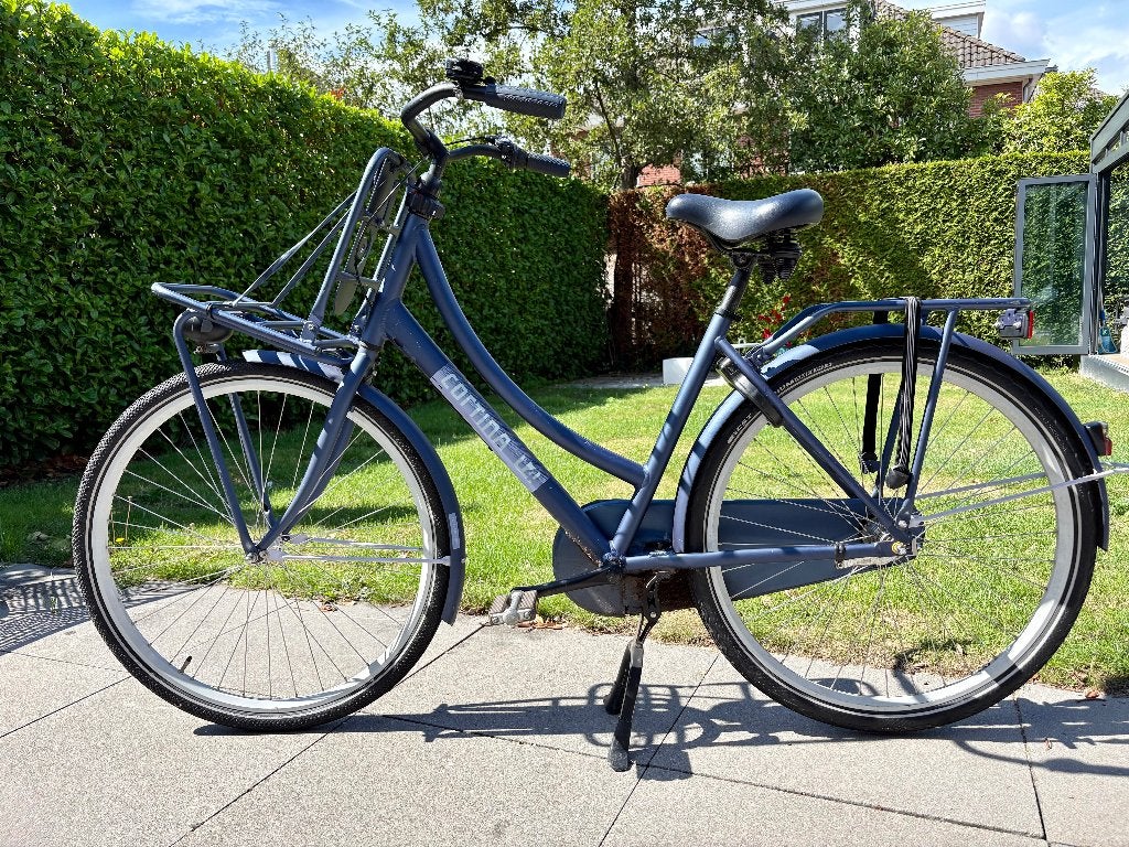 Cortina U4 Transporter 51 frame, dames fiets, Fietsen en Brommers, Fietsen | Dames | Damesfietsen, Terugtraprem, Gebruikt, Versnellingen