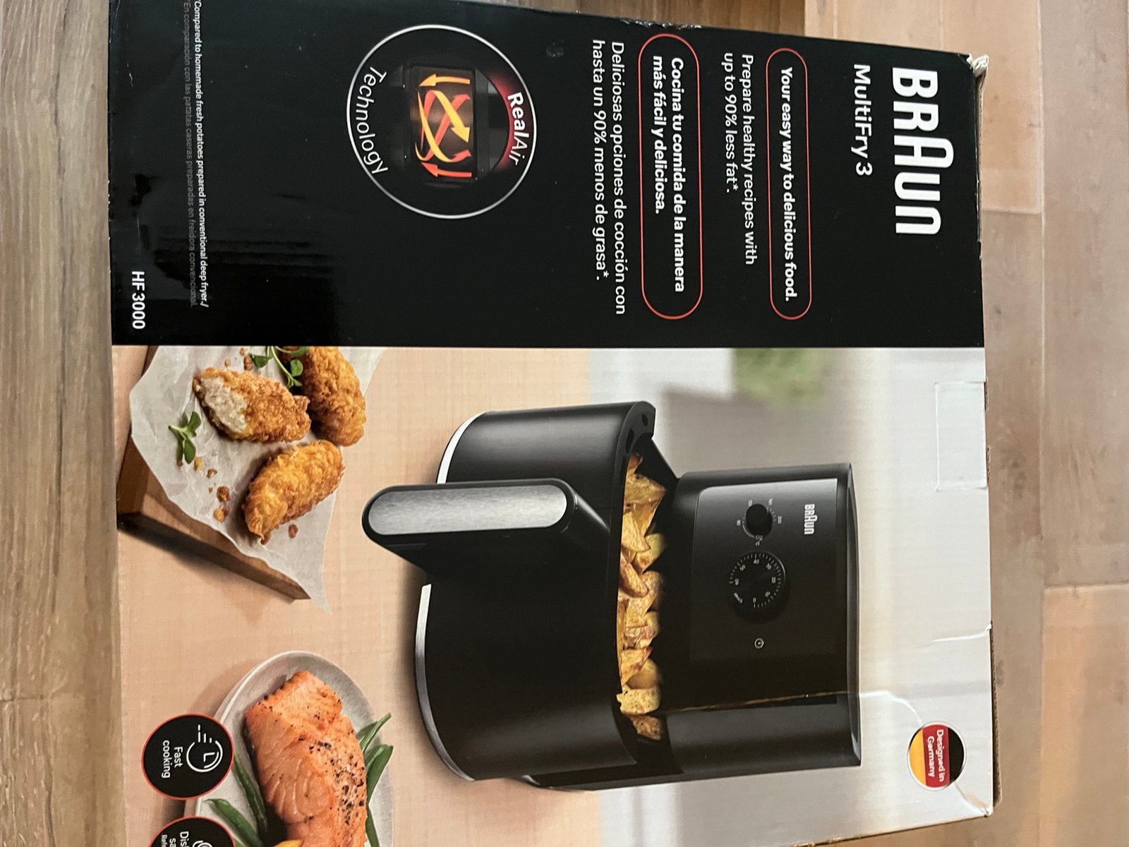 Braun airfryer nieuw in doos ongebruikt, Ophalen of Verzenden, Nieuw, Airfryer XXL, 1500 gram of meer