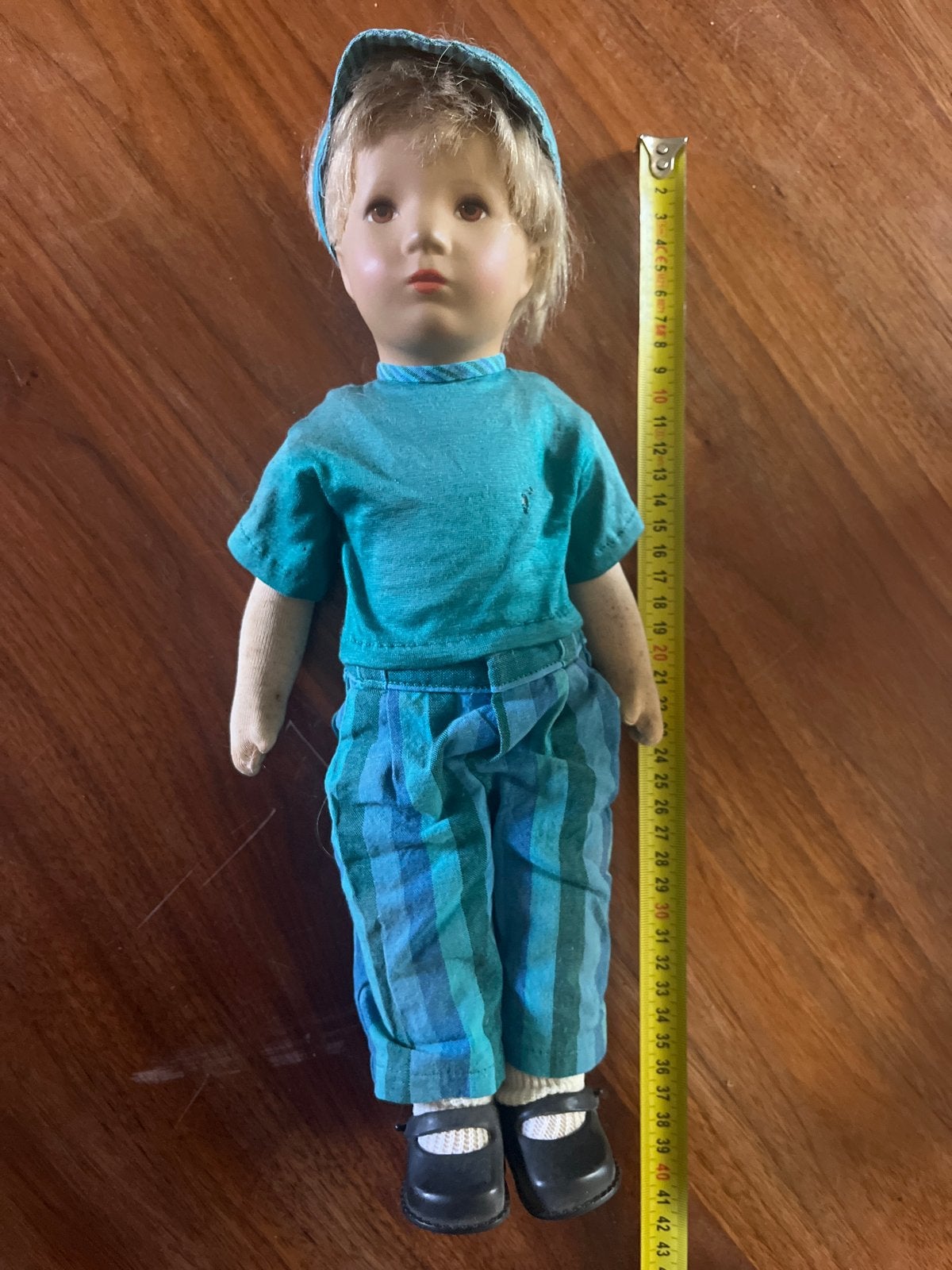 Kathe Kruse pop 37 cm - Onbespeeld, Ophalen of Verzenden, Zo goed als nieuw, Pop