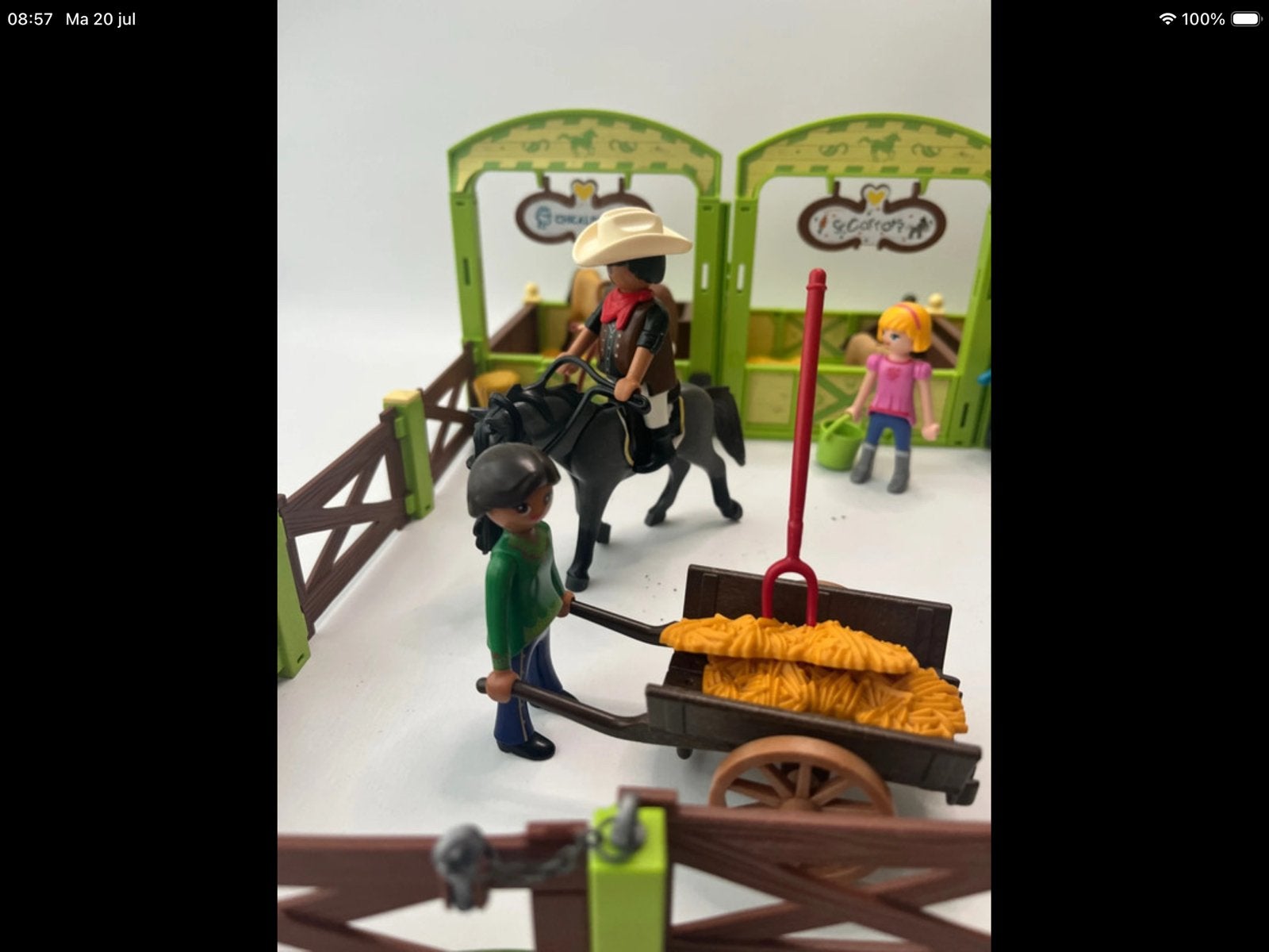Playmobil Boerderij met paardenstallen en figuren, Kinderen en Baby's, Speelgoed | Playmobil, Gebruikt, Gebouw, Complete set, Ophalen of Verzenden