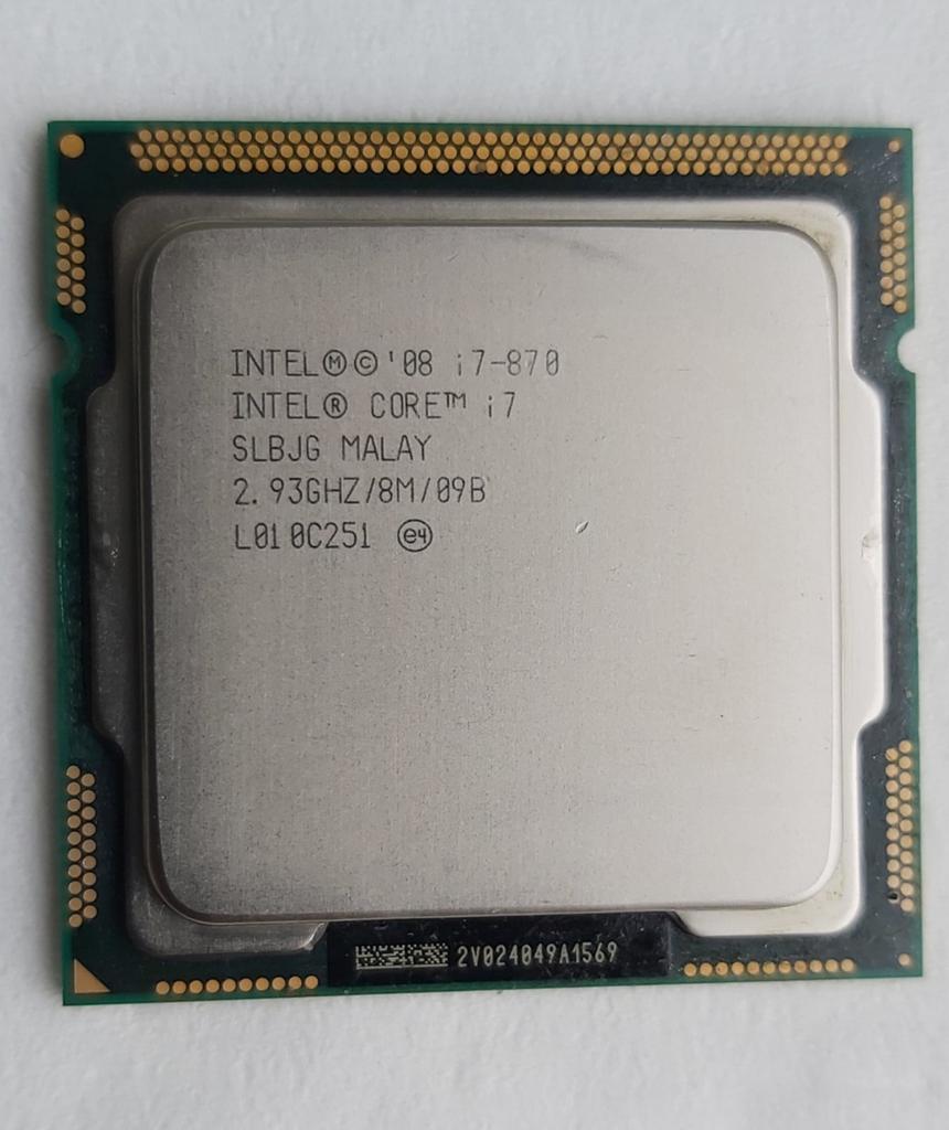 Intel Core i7- 870 Processor., Computers en Software, Processors, 4-core, Ophalen of Verzenden, Zo goed als nieuw, 3 tot 4 Ghz